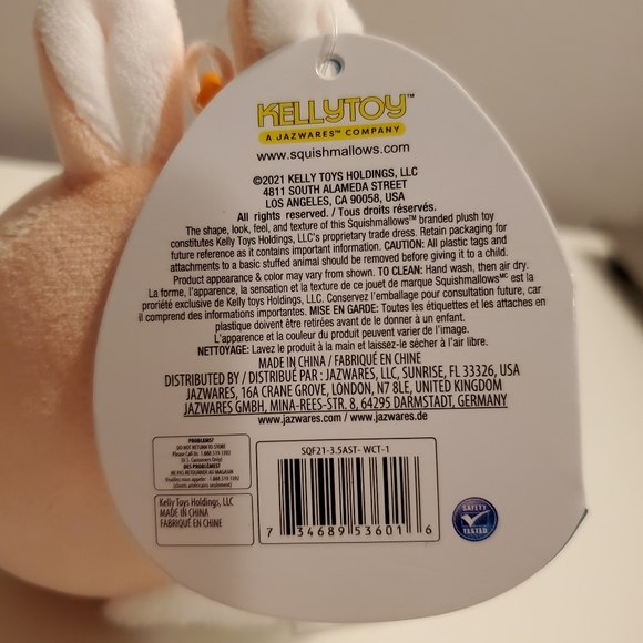 Squishmallows, Quinn the Kangaroo, 3.5 clip-on - Picture 8 of 12